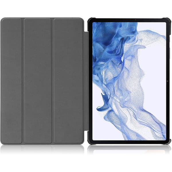 Bizon Tab Croc -kotelo Galaxy Tab S8 / S7:lle, musta