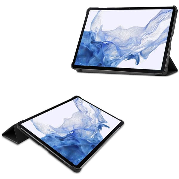 Bizon Tab Croc -kotelo Galaxy Tab S8 / S7:lle, musta