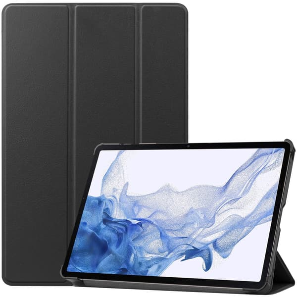 Bizon Tab Croc -kotelo Galaxy Tab S8 / S7:lle, musta