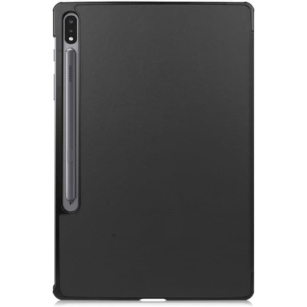 Bizon Tab Croc -kotelo Galaxy Tab S8 Plus / S7 Plus -laitteelle, musta