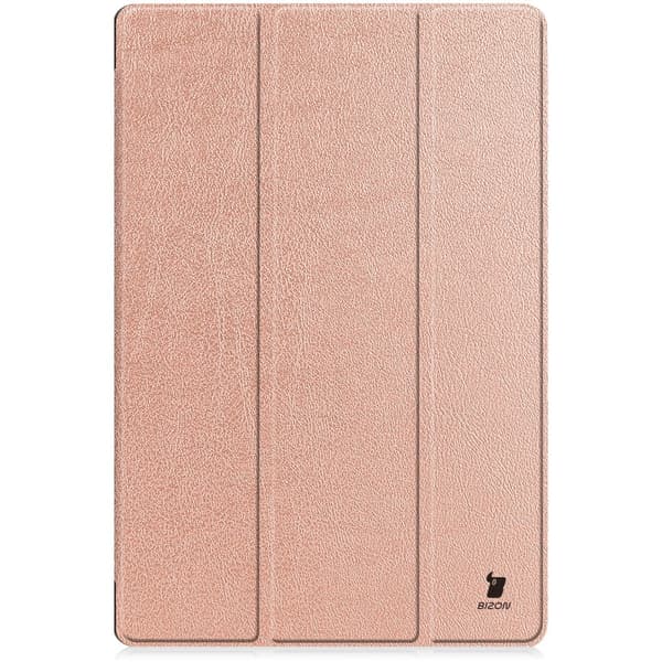 Bizon Tab Croc -kotelo Galaxy Tab S8 Plus / S7 Plus -laitteelle, ruusukulta