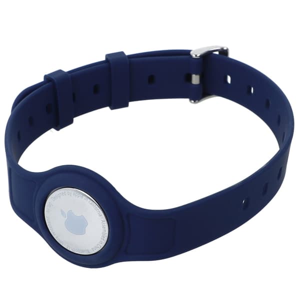 Bizon Case Locator Pets -kotelo Apple AirTagille, tummansininen