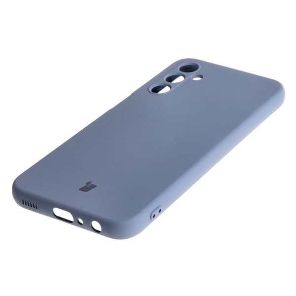 Bizon Silikone Etui til Galaxy A24 4G, Grå