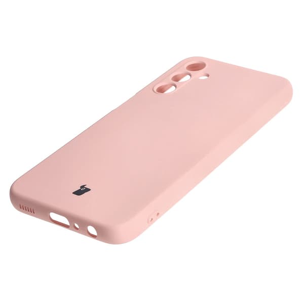 Bizon silikonikuori Galaxy A24:lle, vaaleanpunainen