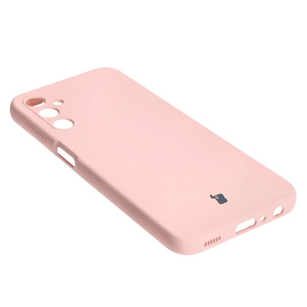 Bizon silikonikuori Galaxy A24:lle, vaaleanpunainen