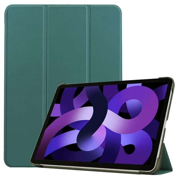 Bizon Tab Croc -kotelo iPad Airille 11" / 10.9" (2025/2024/2022/2020), tummanvihreä