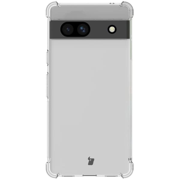 Bizon Case Salpa Flexibelt Skal för Google Pixel 7A, Transparent