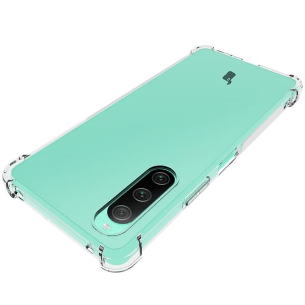 Bizon Case Salpa Joustava Suojakuori Sony Xperia 10 V:lle, Läpinäkyvä