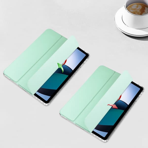 Bizon-skal med flik, genomskinlig satin för Xiaomi Redmi Pad 10.6 2022, nyskick