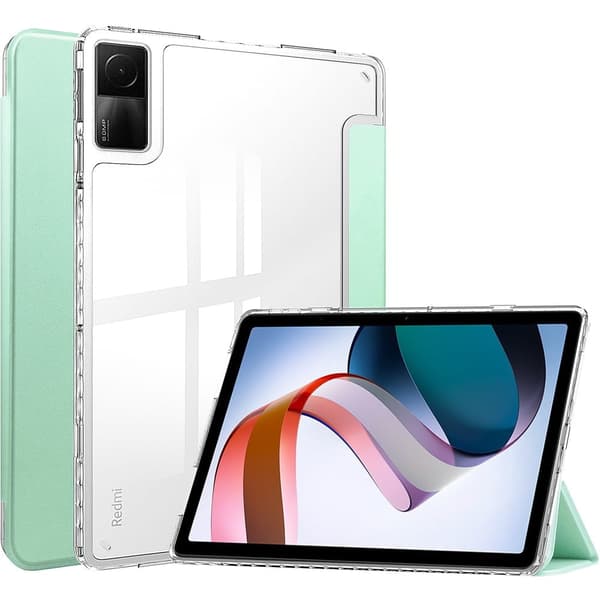 Bizon-skal med flik, genomskinlig satin för Xiaomi Redmi Pad 10.6 2022, nyskick