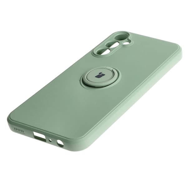 Bizon Cover Silikone Ring Sq til Galaxy A24, lysegrøn