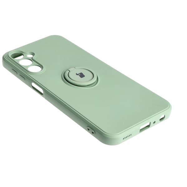 Bizon Cover Silikone Ring Sq til Galaxy A24, lysegrøn