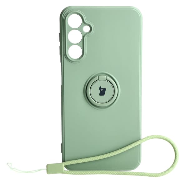 Bizon Cover Silikone Ring Sq til Galaxy A24, lysegrøn