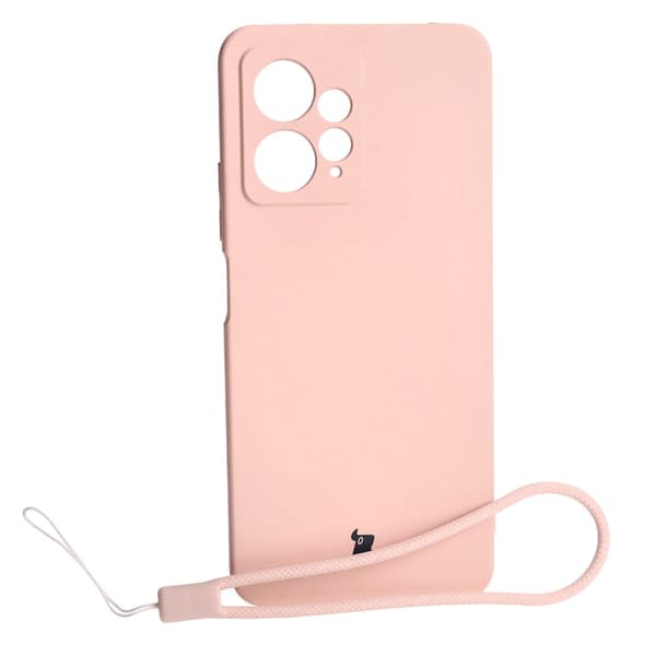 Bizon Case Silikone-etui til Xiaomi Redmi Note 12 4G, lyserød