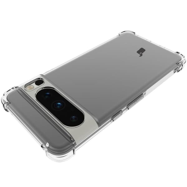 Bizon Case Salpa Fleksibelt Etui til Google Pixel 8 Pro, Gennemsigtig