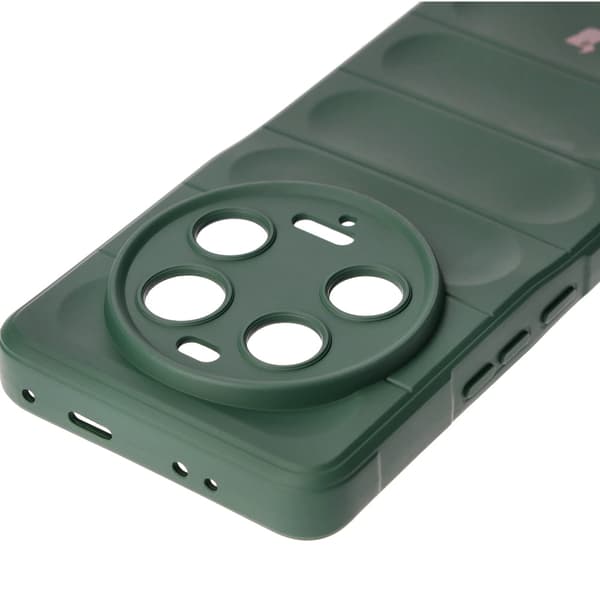 Bizon suojakuori Xiaomi 13 Ultralle, tummanvihreä