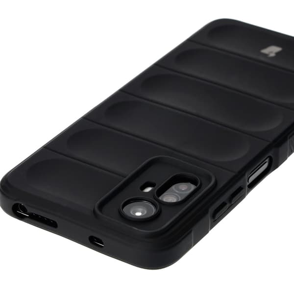 Bizon Case Tur panssaroitu suojakuori Xiaomi Redmi Note 12S:lle, musta