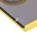 Miniatyrbillede 6 af 6: Bizon Case Hybrid Ring Fingerring Cover til Galaxy Z Fold5, Røgfarvet med Gul Ramme