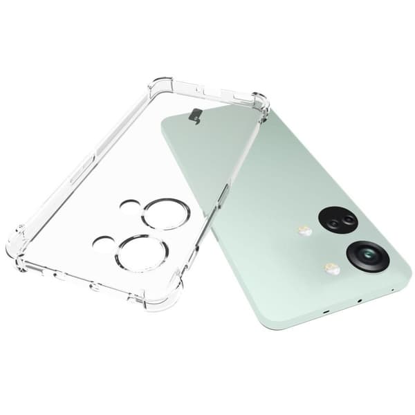 Bizon Case Salpa Flexibelt Skal för OnePlus Nord 3, Transparent