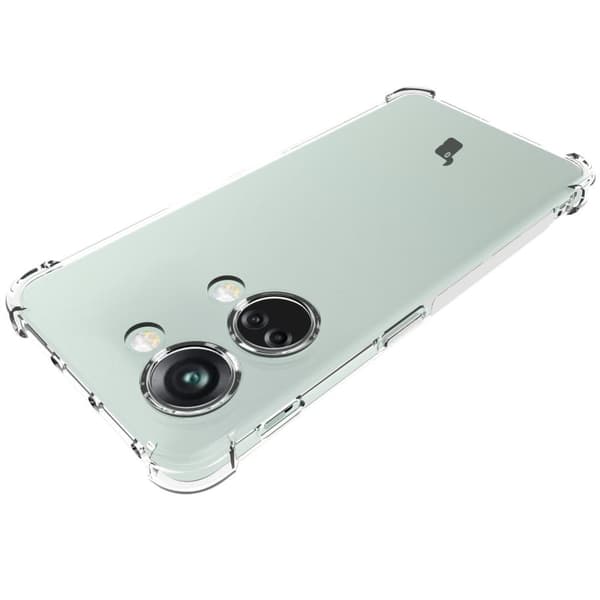Bizon Case Salpa Flexibelt Skal för OnePlus Nord 3, Transparent