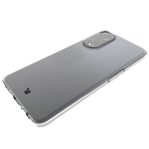 Bizon Case Salpa Joustava Suojakuori Oppo A98 5G:lle, Läpinäkyvä