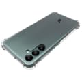 Miniatyrbillede 6 af 7: Etui + 2x glas + linse Bizon-etui klar pakke til Galaxy A24, gennemsigtig