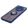 Miniatyrbild 3 av 5: Bizon Case Hybrid Ringfingerringfodral för Realme 11 Pro / 11 Pro+, rökfärgat med marinblå ram