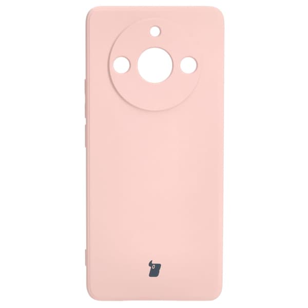 Bizon Silicone Sq -kotelo Realme 11 Pro / 11 Pro+:lle, vaaleanpunainen