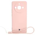 Pikkukuva 1 / 4: Bizon Silicone Sq -kotelo Realme 11 Pro / 11 Pro+:lle, vaaleanpunainen