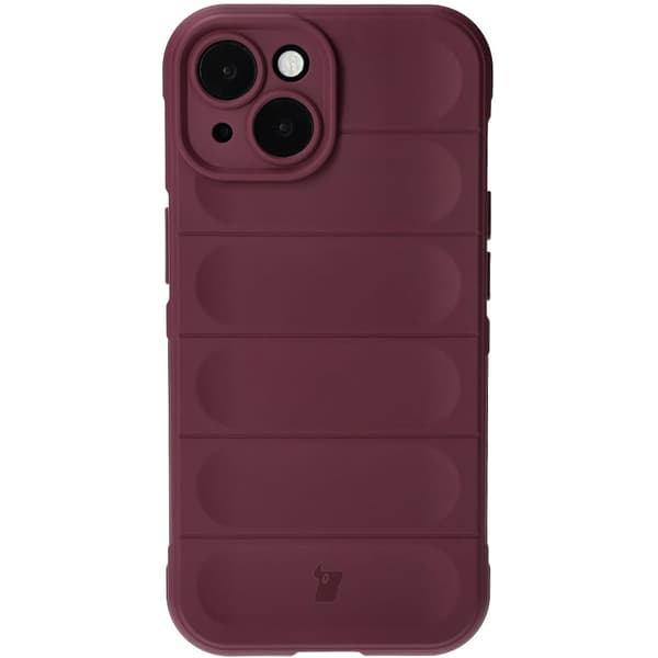 Bizon Case Tur pansret cover til iPhone 15, mørkelilla