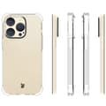 Miniatyrbillede 3 af 6: Bizon Case Salpa fleksibelt cover til iPhone 15 Pro, gennemsigtigt