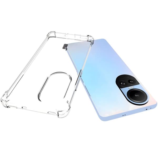 Bizon Case Salpa Flexibelt Skal för Oppo Reno10, Transparent
