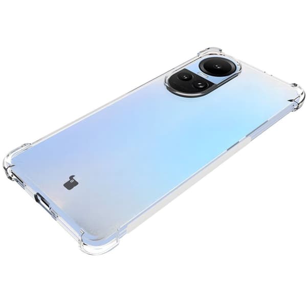 Bizon Case Salpa Flexibelt Skal för Oppo Reno10, Transparent