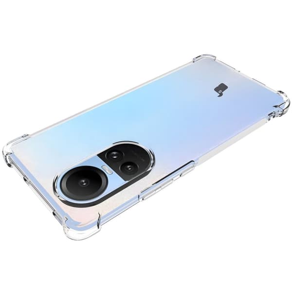 Bizon Case Salpa Flexibelt Skal för Oppo Reno10, Transparent