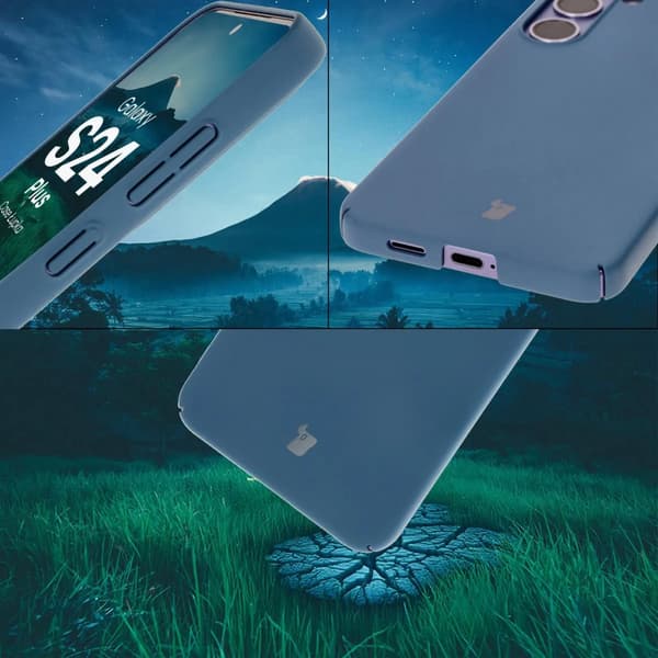 Bizon-skal Slate för Galaxy S24 Plus, blå