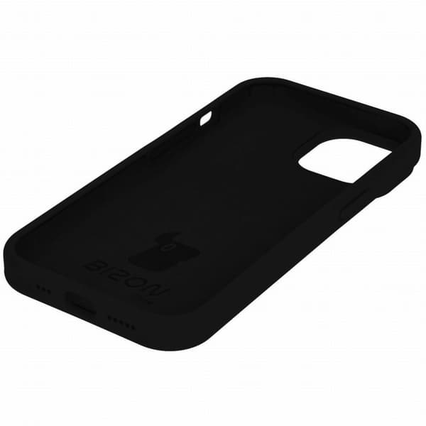 Bizon pehmeä suojakuori iPhone 15:lle, musta