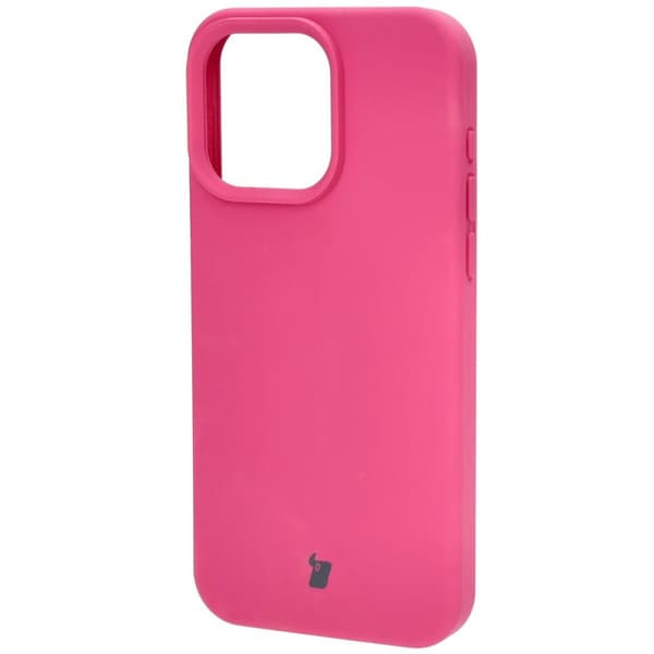 Bizon blødt cover til iPhone 15 Pro Max, fuchsia