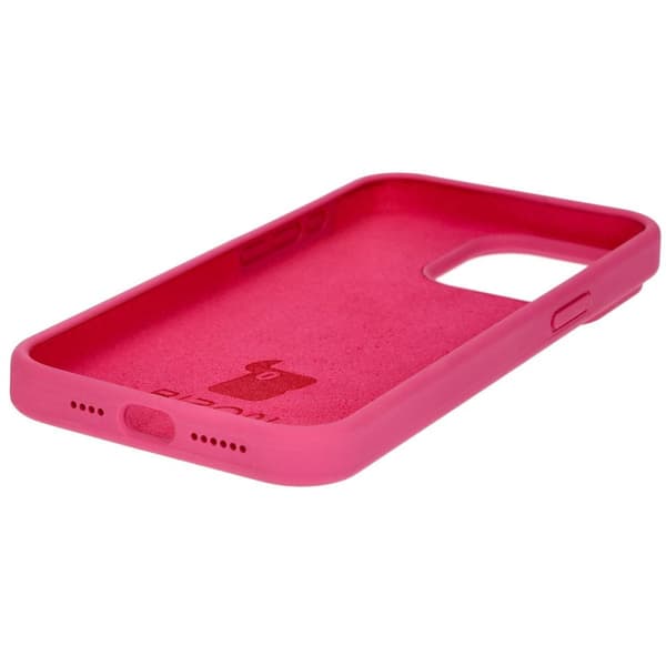 Bizon blødt cover til iPhone 15 Pro Max, fuchsia
