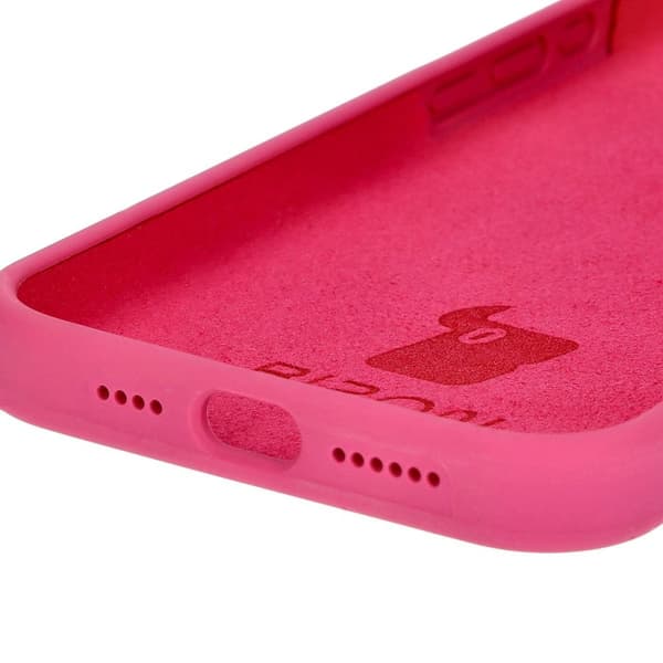 Bizon blødt cover til iPhone 15 Pro Max, fuchsia