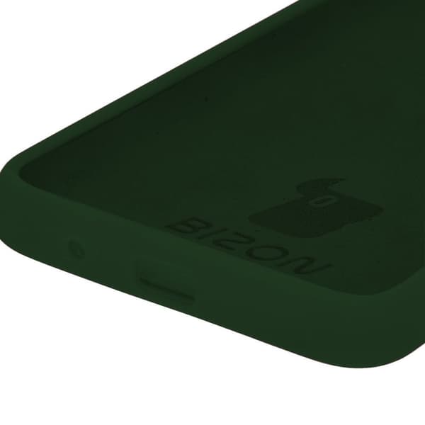 Bizon pehmeä suojakuori Xiaomi Redmi A3 4G:lle, tummanvihreä