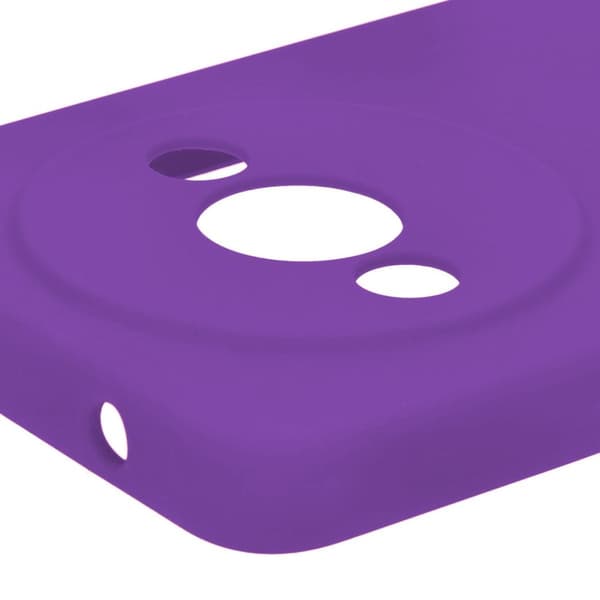 Bizon pehmeä suojakuori Xiaomi Redmi A3 4G:lle, violetti