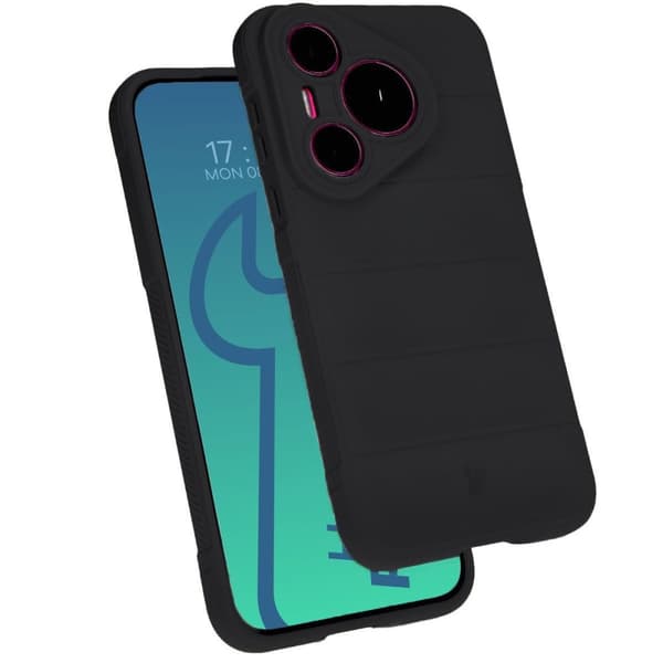 Bizon Case Tur -suojakuori Huawei Pura 70:lle, musta