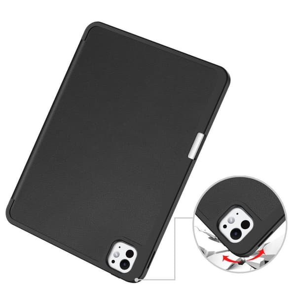 Bizon-cover Tab Lizard til iPad Pro 11" 5. generation. 2024, sort