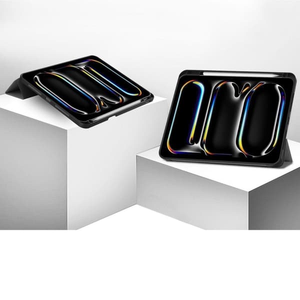 Bizon Case Tab Lizard iPad Pro 11":lle (5. sukupolvi). 2024, harmaa