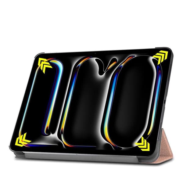 Bizon-cover Tab Croc til iPad Pro 13" 7. generation. 2024, rosaguld