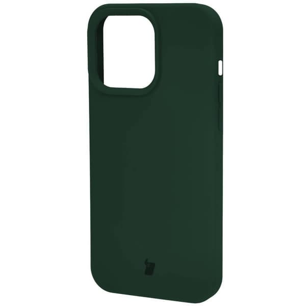 Bizon blødt cover til iPhone 14 Pro Max, mørkegrøn