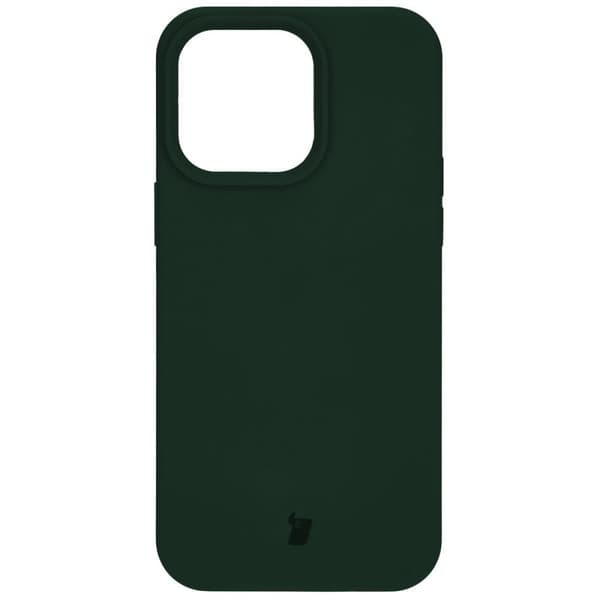 Bizon blødt cover til iPhone 14 Pro Max, mørkegrøn