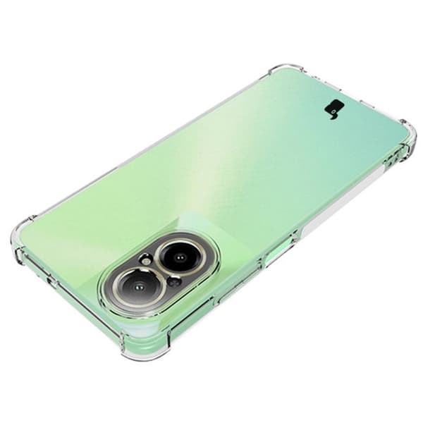 Fodral + 2x Bizon-fodral Clear Pack glas för Realme C67 4G, transparent