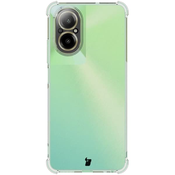 Fodral + 2x Bizon-fodral Clear Pack glas för Realme C67 4G, transparent