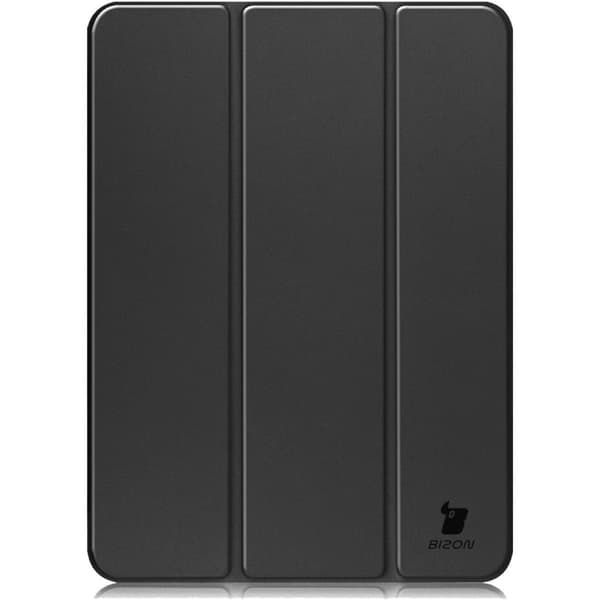 Bizon-skal med flik, genomskinlig matt för iPad Pro 11" (5:e generationen). 2024, svart